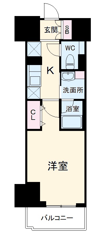 パークアクシス新栄の間取り