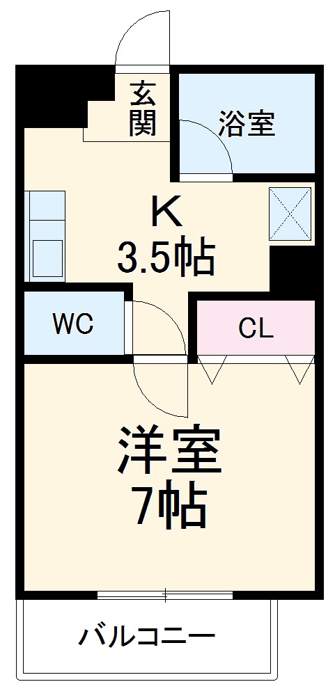 オアシス上豊田の間取り