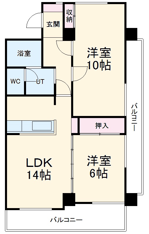 ブリッジコート穂積の間取り