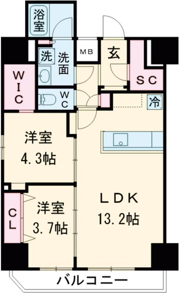 STANDZ板橋本町の間取り