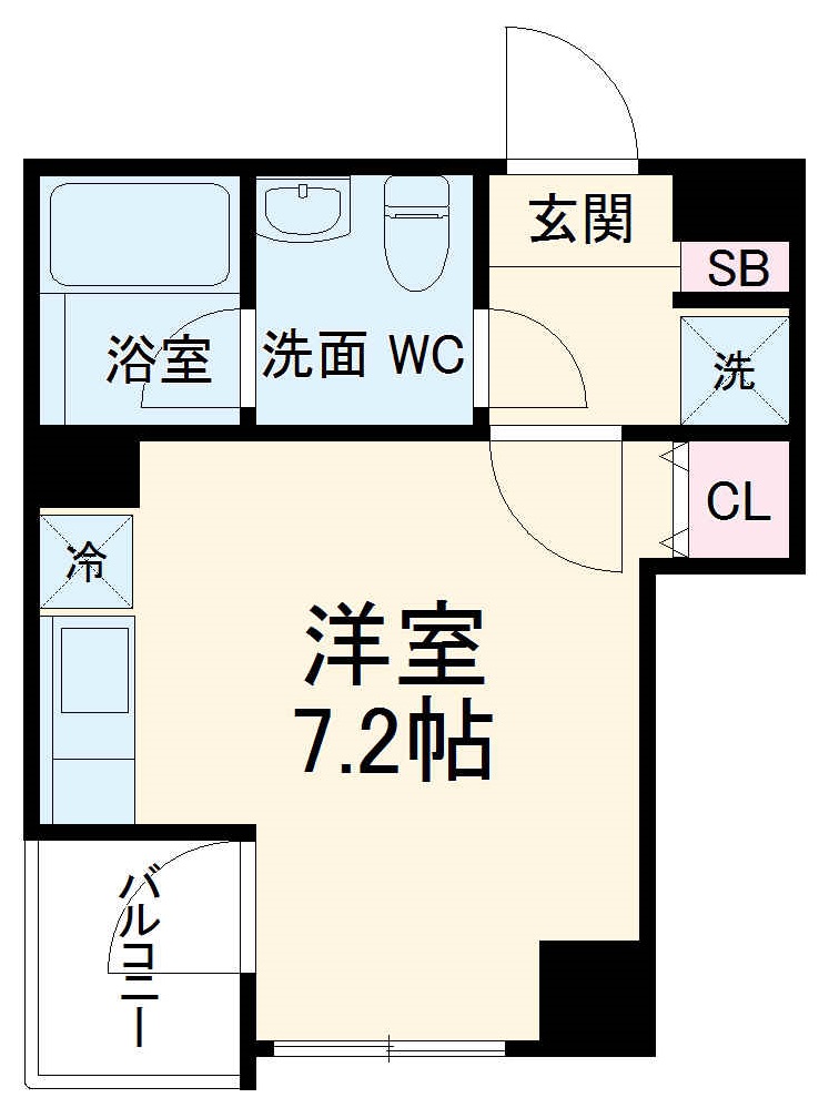 マーレ横浜白金の間取り