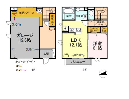 ウィステリア榎 GR/MN GRの間取り