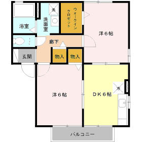 ニューポワール A/B/Cの間取り
