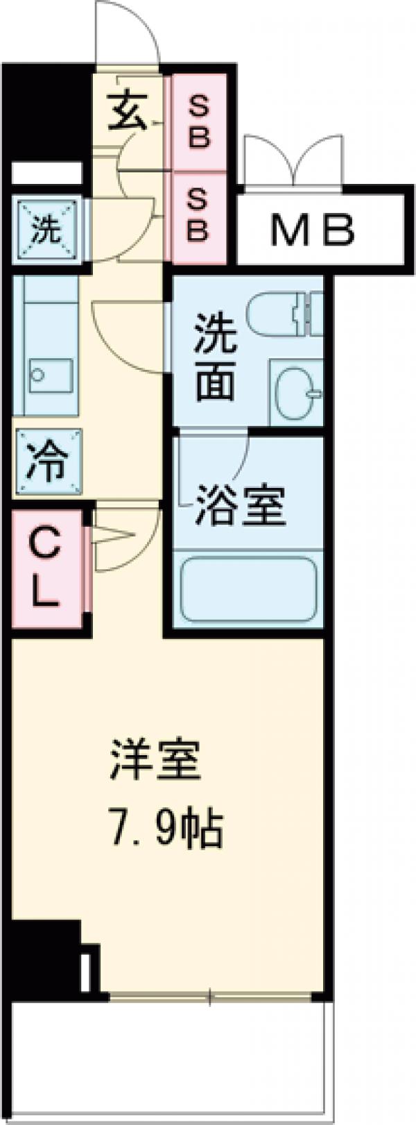 ＳＨＯＫＥＮ　Ｒｅｓｉｄｅｎｃｅ高島平Ⅰの間取り