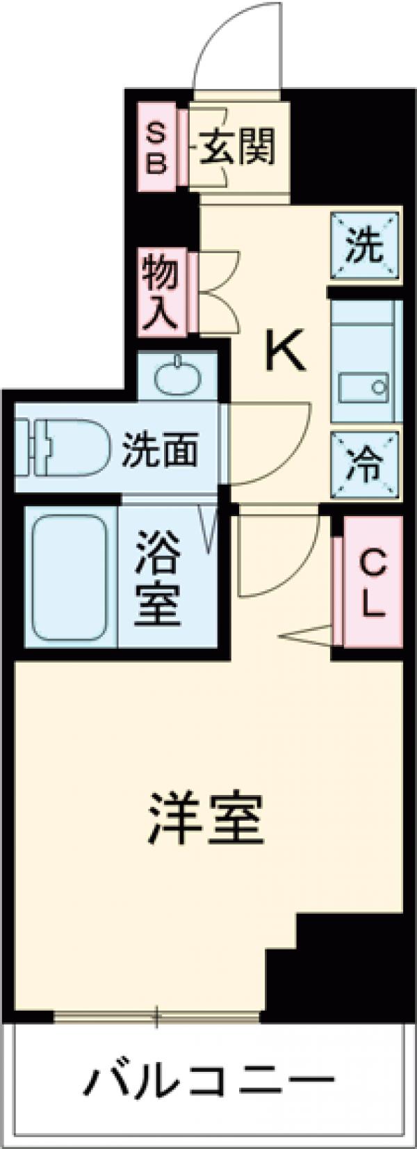 ユリカロゼAZ亀有NorthTowerの間取り