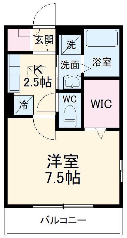 カーサ ドルチェの間取り