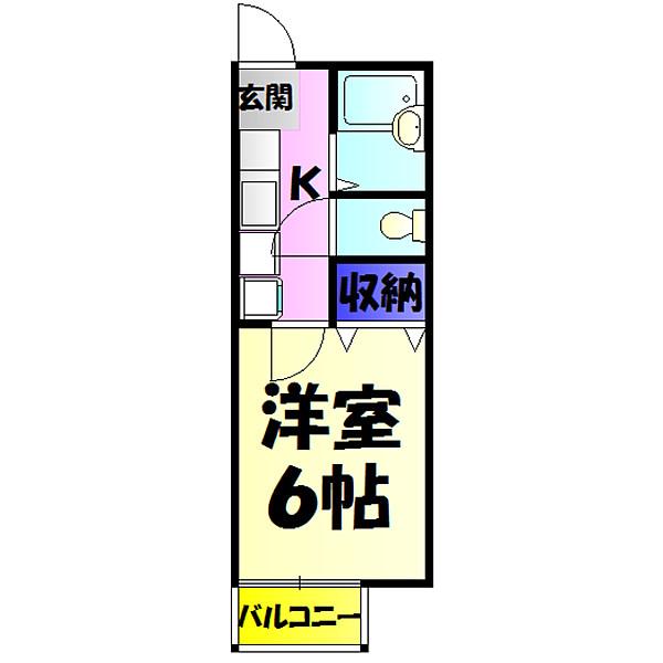 ハイツエッセン1の間取り