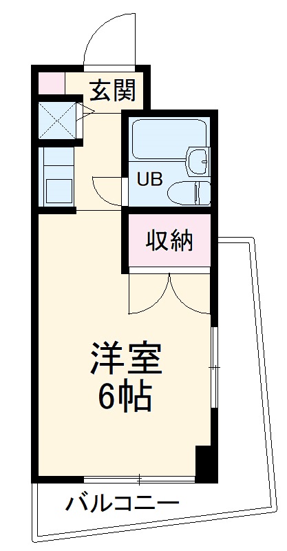 オセアン新沢ビルの間取り