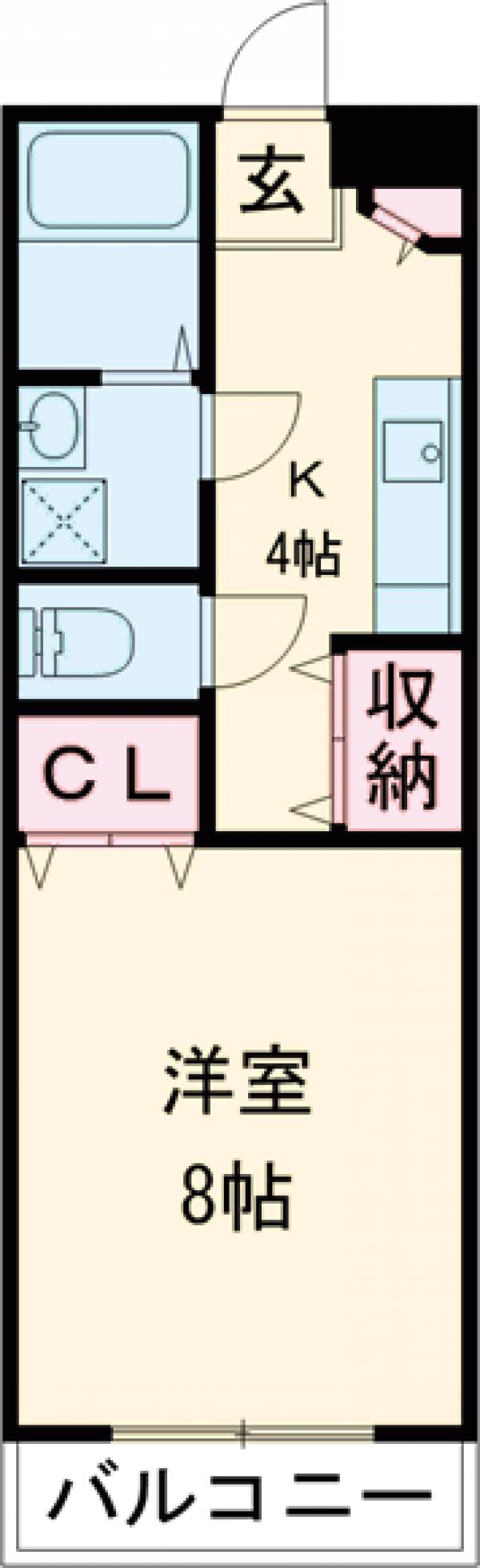 クラージュ高木の間取り