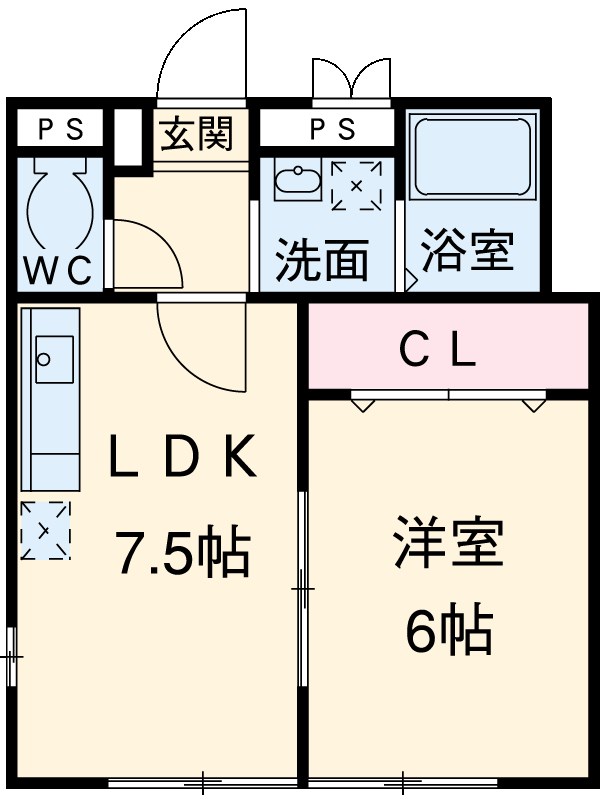 アムールSakuraの間取り