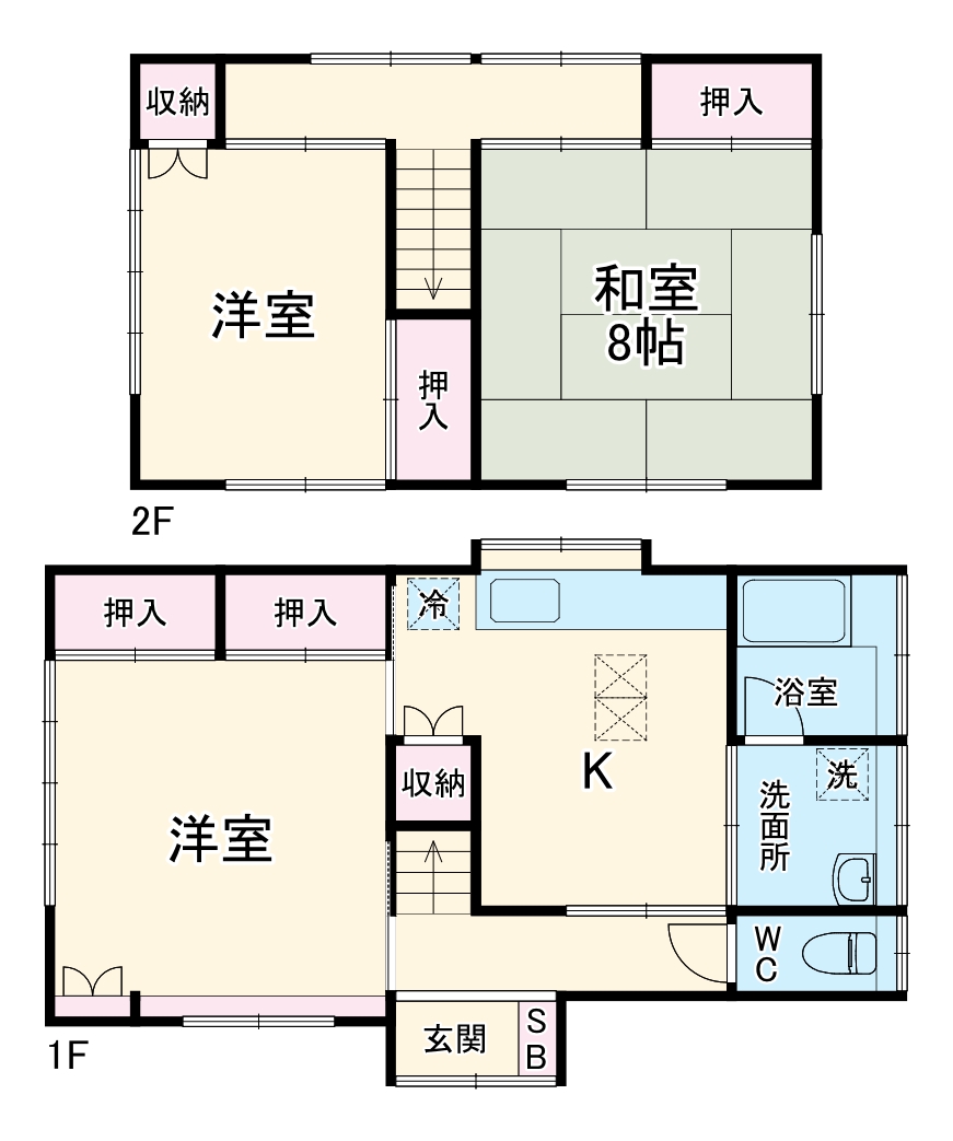 井野Aの間取り