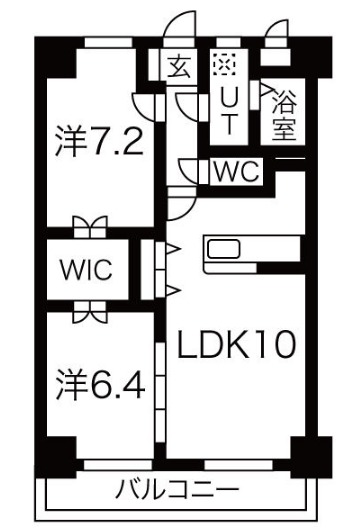 サンフォレストＭＷの間取り