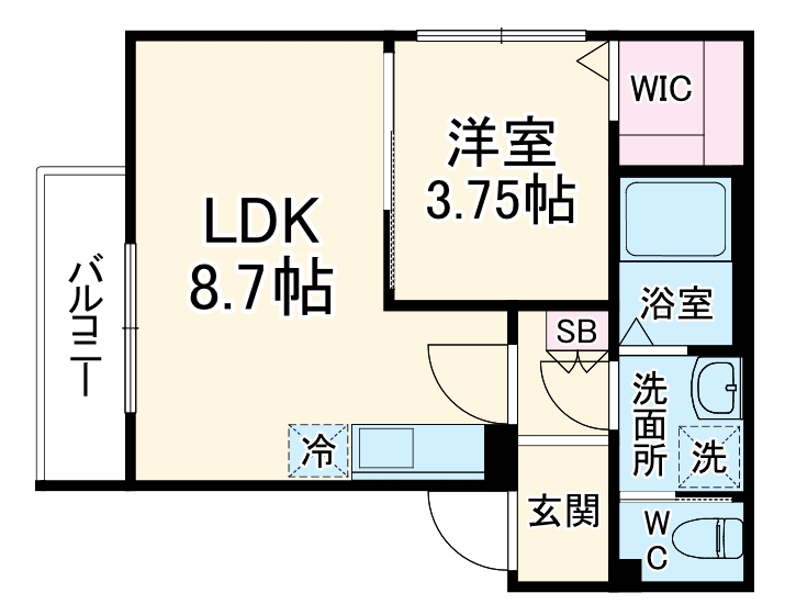 AJヒルズ蘇我の間取り