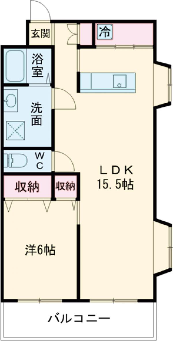 M-3の間取り