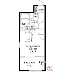 CASA GRAZIE 東日暮里の間取り