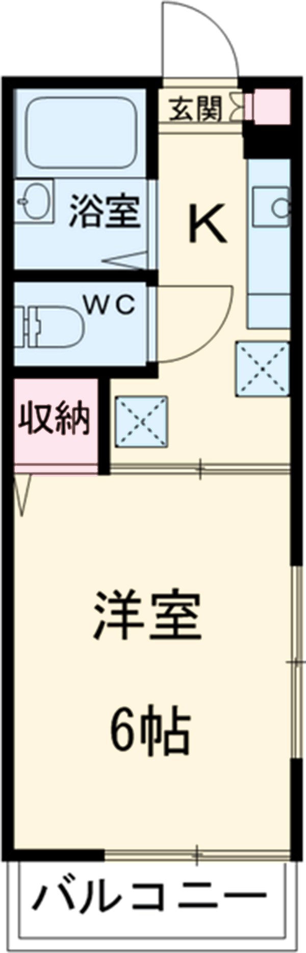 レピュートなかむらの間取り