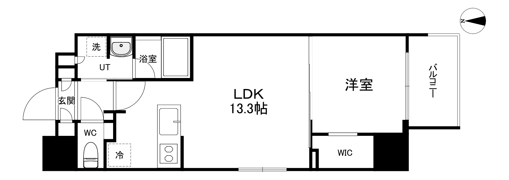 Dimus北浜の間取り
