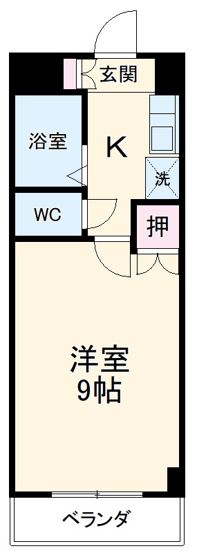 クィーンシティーひしのの間取り