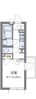 クレイノFOREVERの間取り