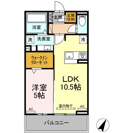 D-square牟呂町の間取り