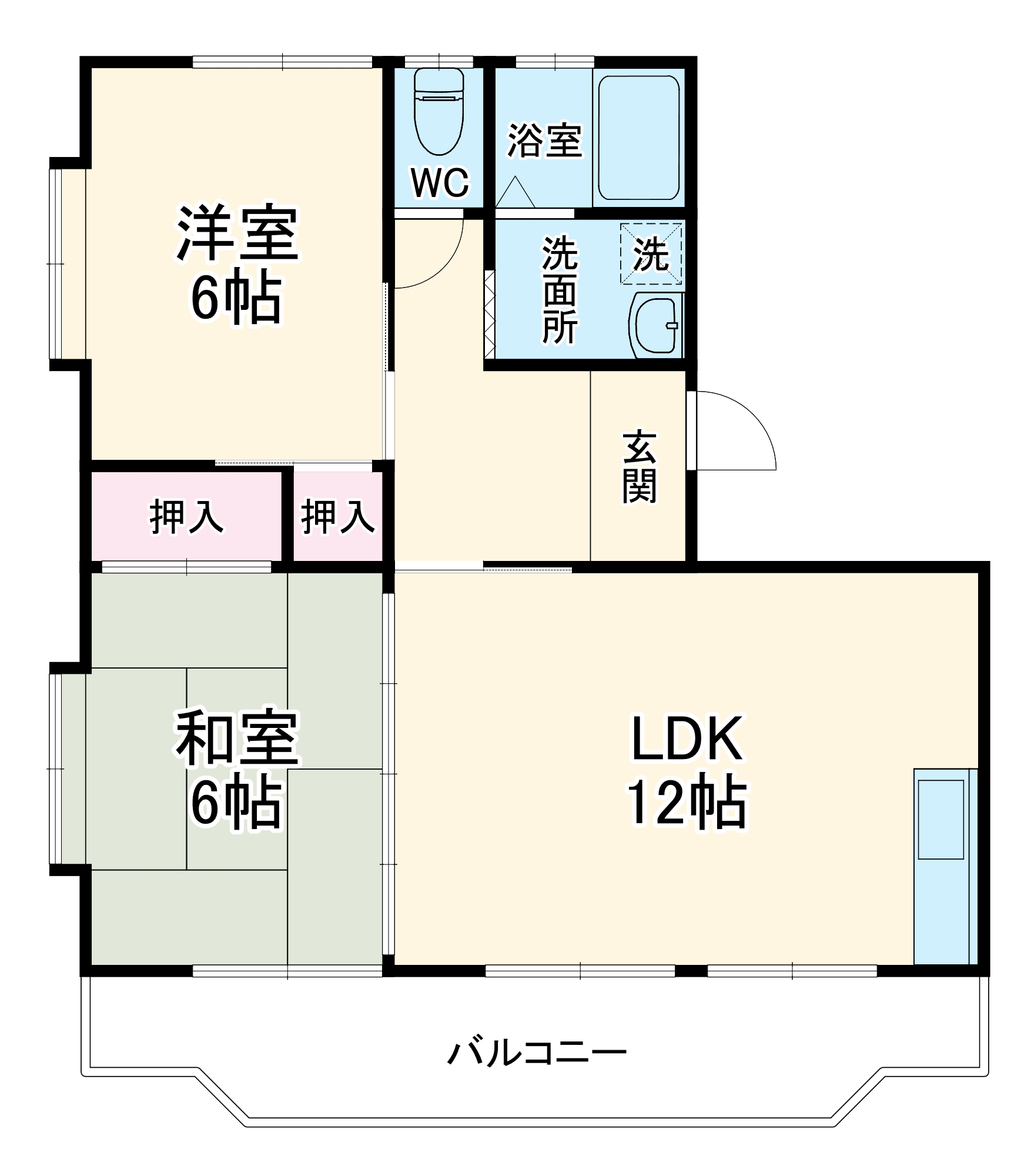 グレース磯村の間取り