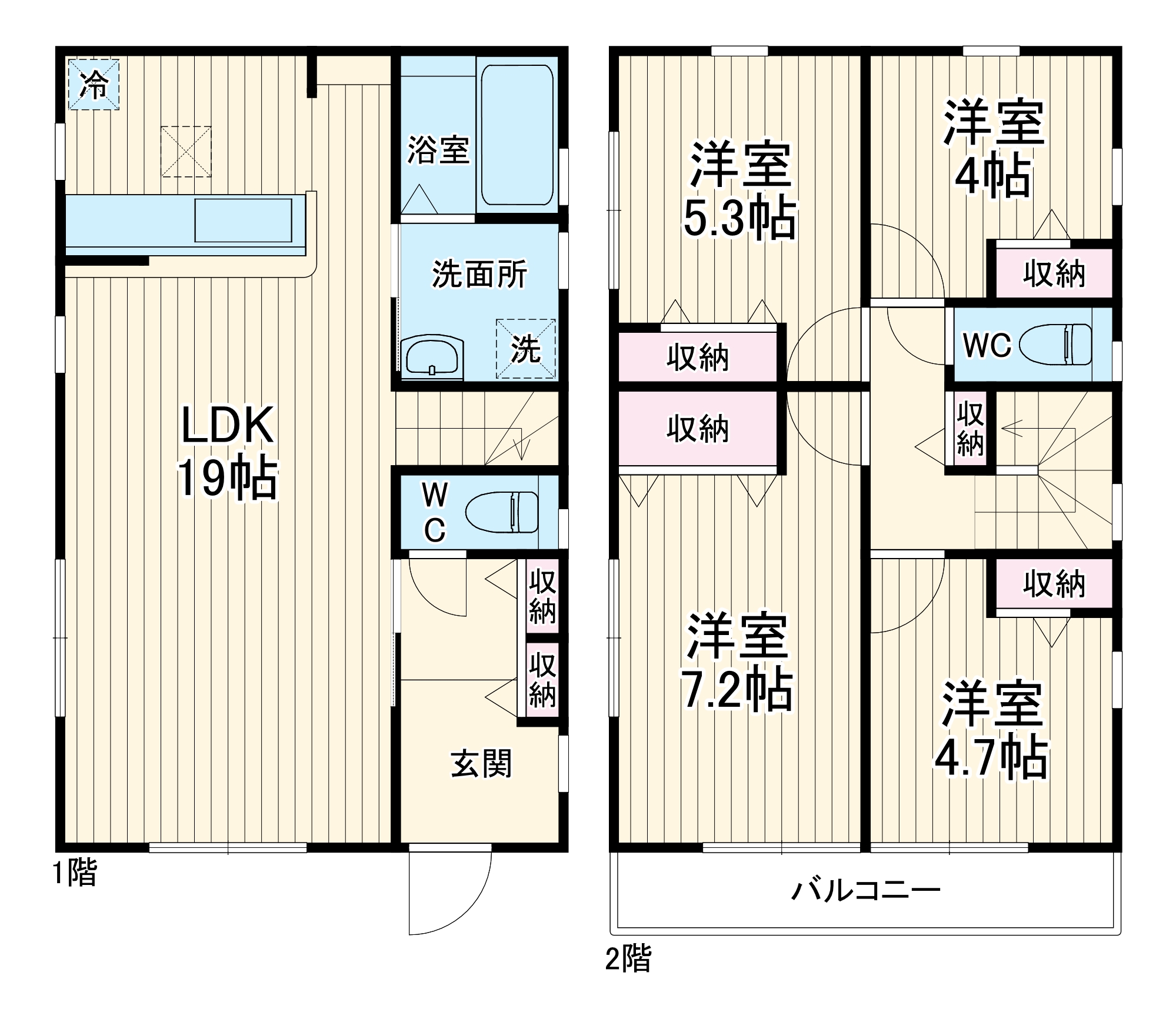 Kolet麻生高石の間取り