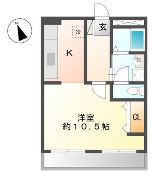 コーポラス小峰の間取り