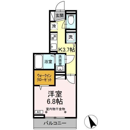 フォンティーヌ柴崎の間取り