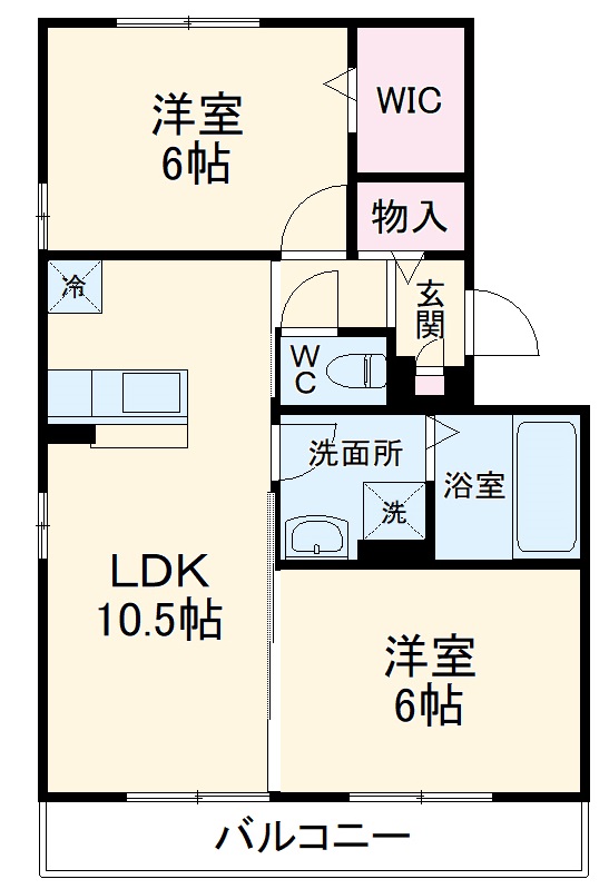エスポワール明神の間取り