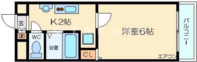 グランパシフィック十三の間取り