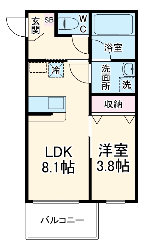 トレスコーマ4thの間取り