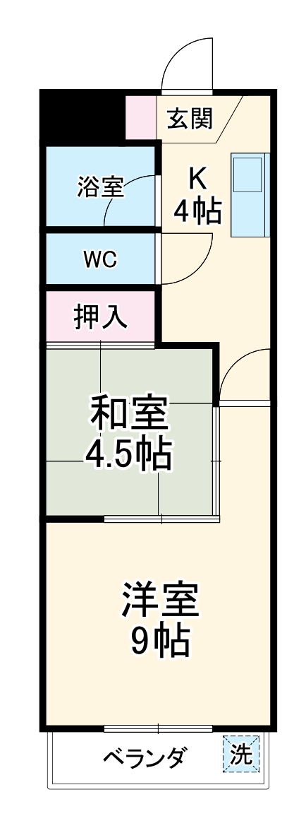 新日ビル豊明マンションの間取り