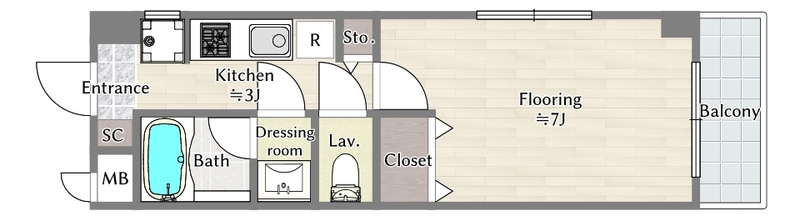 ロイビル国分寺の間取り