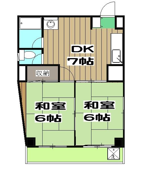 プラザ上桂の間取り