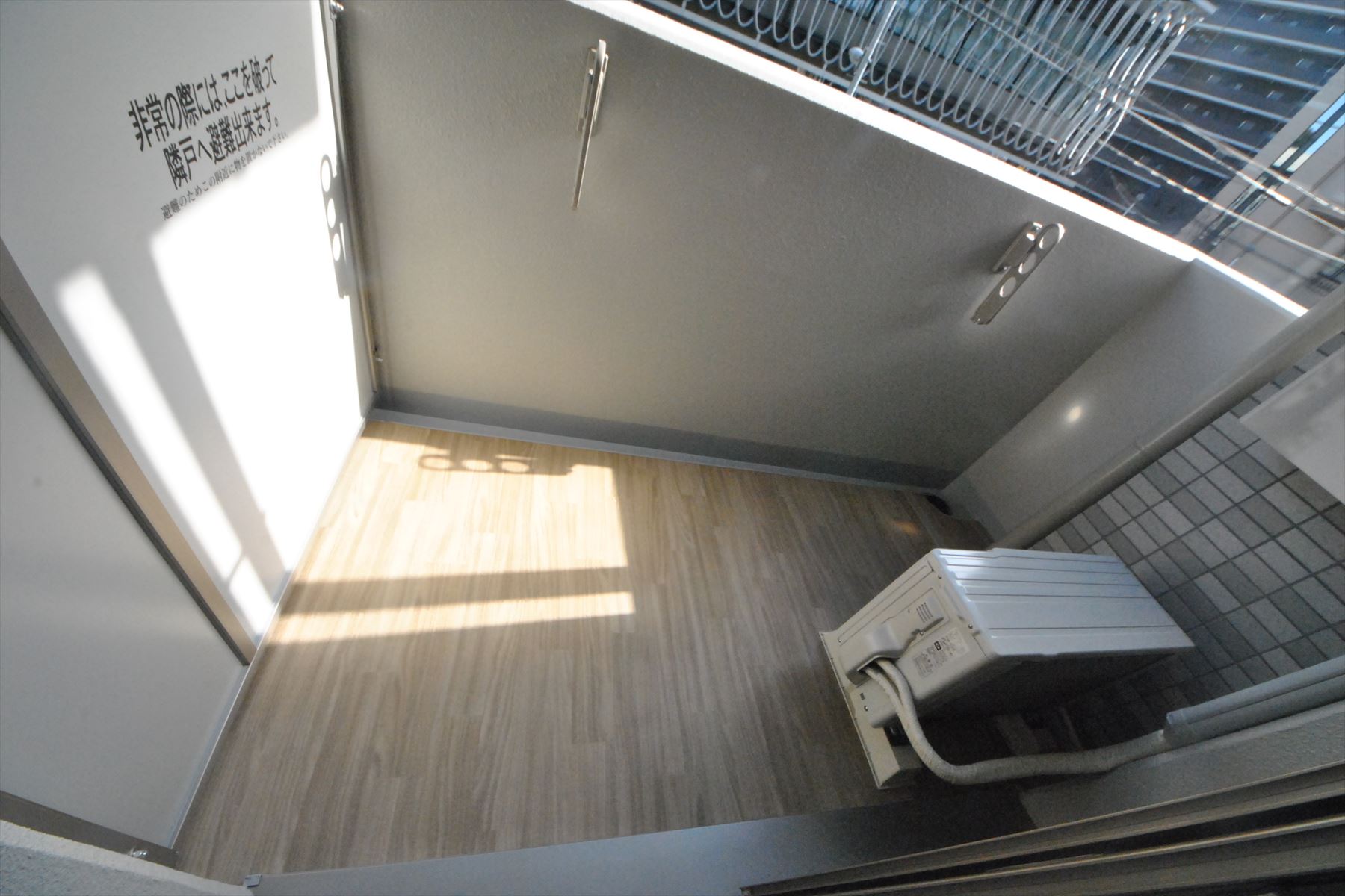 9/27 バルコニー