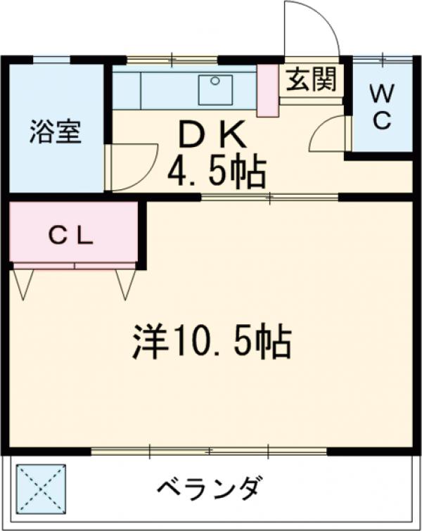 コーポルピナスの間取り