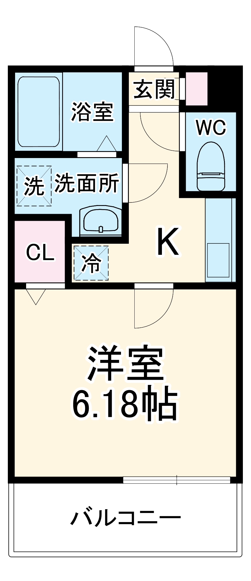 MQuarto西所沢の間取り
