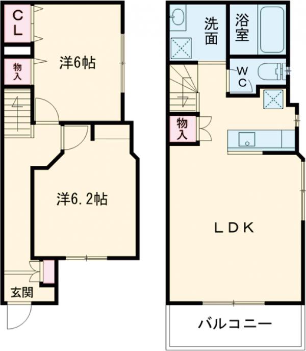 サンヴィータの間取り