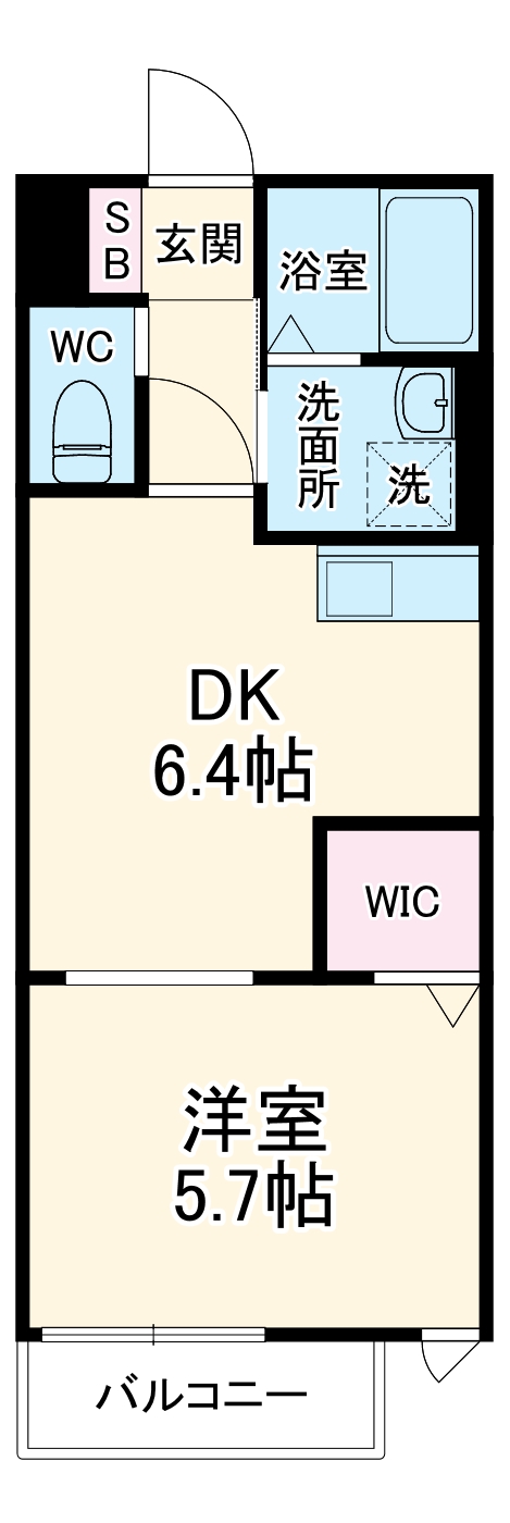 黒砂の完工年月(2023年2月)築の賃貸アパートの間取り