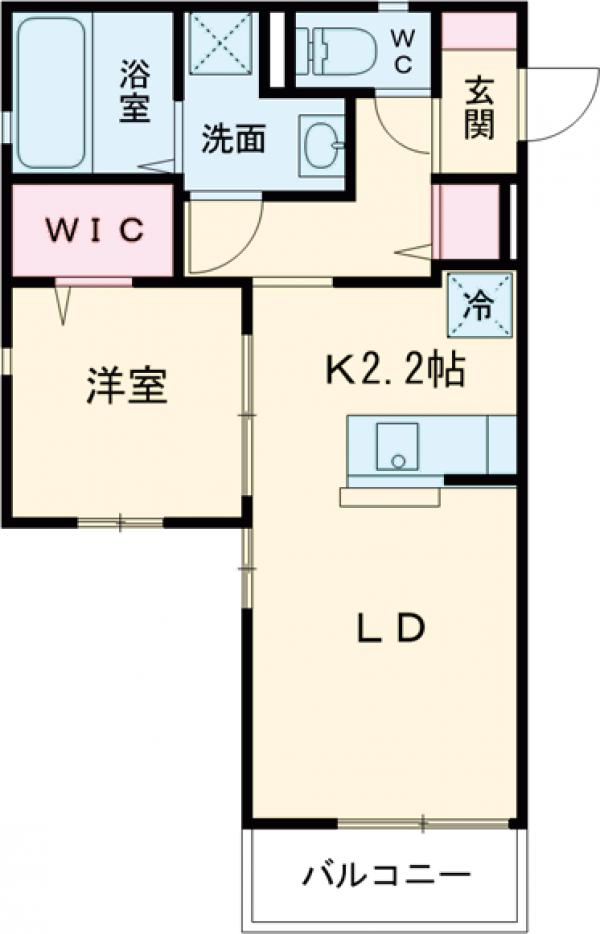 パナ・ハイツ見川Aの間取り