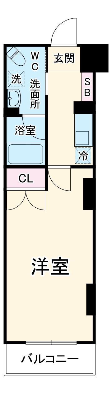台町の完工年月(2007年8月)築の賃貸マンションの間取り