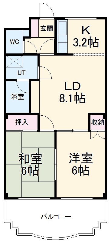 フェアリーの間取り