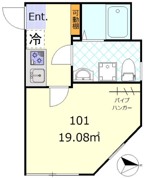 フェリス浮間舟渡の間取り