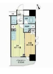 ライオンズ早稲田ミレスの間取り