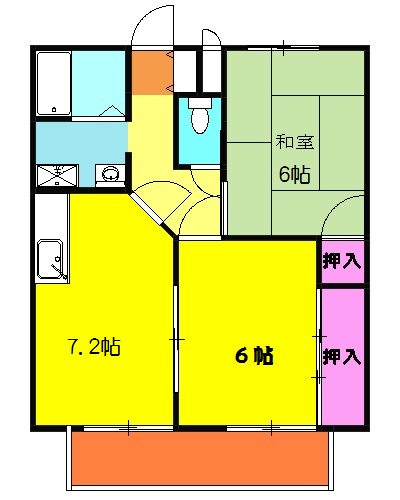 メゾンまきの間取り