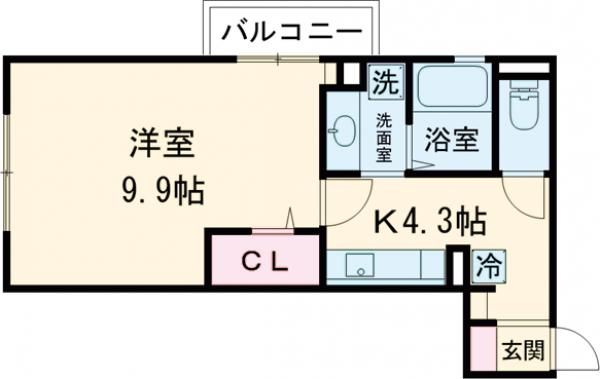 セントバーバラ国立の間取り