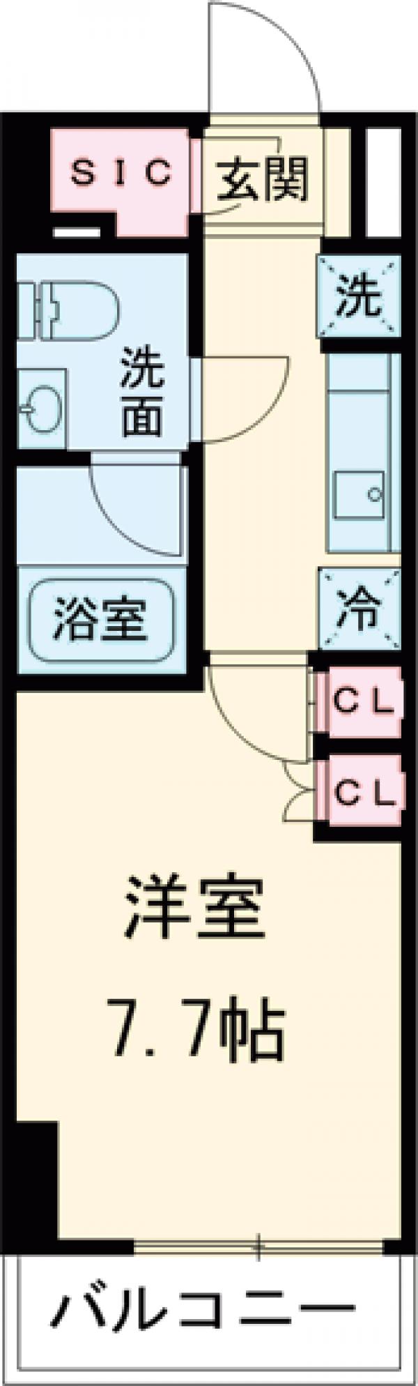 AZEST立川Ⅱの間取り