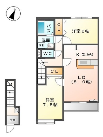 サンプレイスＭ　Ａ棟の間取り