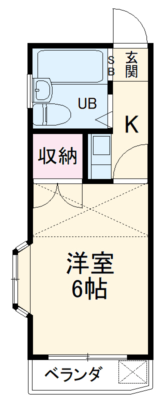 緑町の完工年月(1990年11月)築の賃貸アパートの間取り