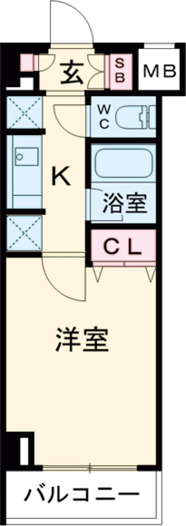 AZEST立川の間取り